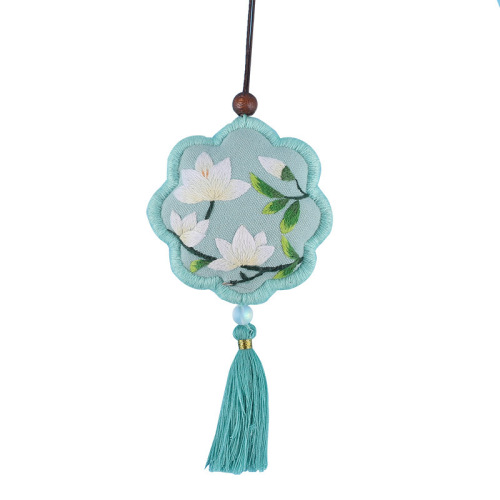 Beautiful Shore DIY Hand-Stitched Peace Amulet Beginner's Embroidery Kit Perfume Bag and Pouch Peace and Fortune Cross-Stitch