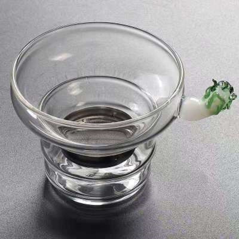 Fábrica creativa Baicai Filtro de vidrio de borosilicato red colador de Té fabricante de té Kung Fu juego de té Accesorios