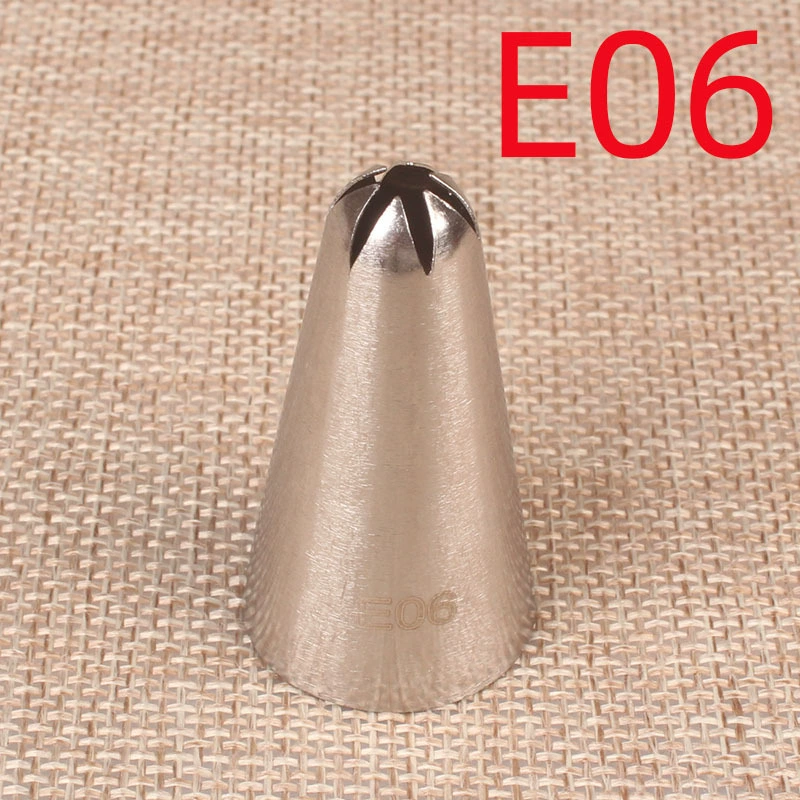 E06# e e e e e e декоративная ротовая деталь 304 нержавеющая сталь форма для торта baking инструмент