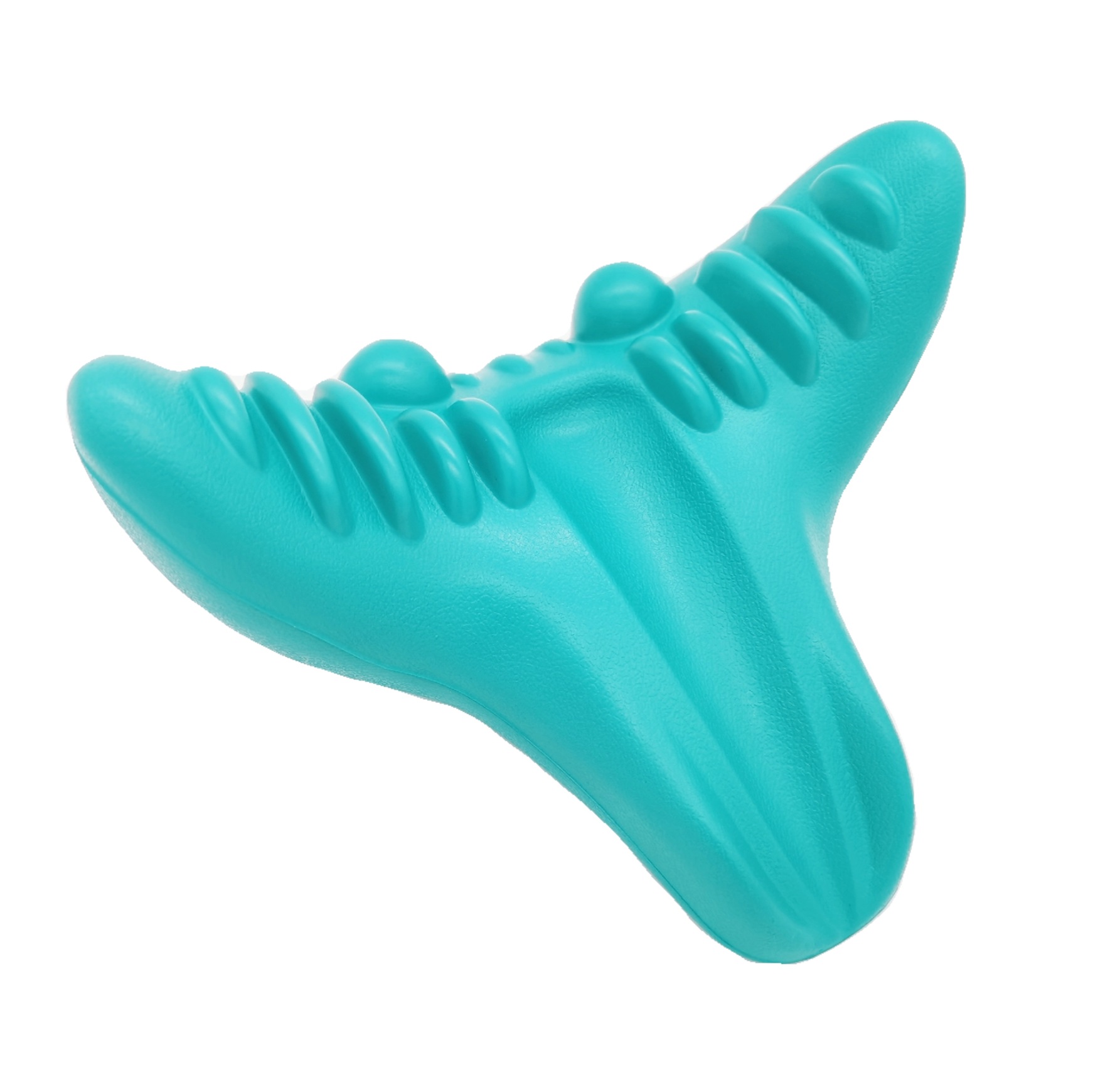 厂家批发 PU发泡聚氨酯 家用颈椎牵引枕 宁波PU发泡颈椎按摩枕