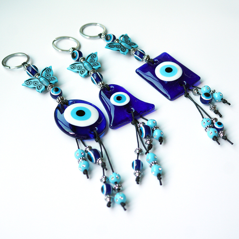 Ethnic Style Eye Butterfly Glass Jewelry Accessories display picture 9