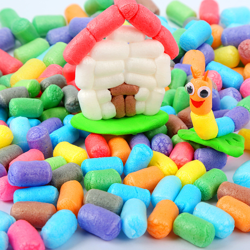 儿童玩具手工魔法diy玉米粒制作创意益智玩具幼儿园美劳