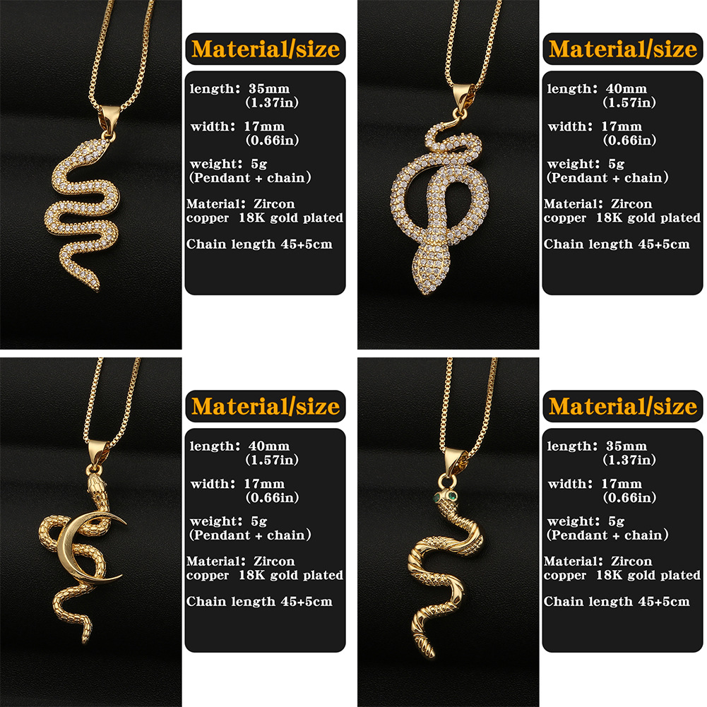 Fashion Exaggerated Snake Necklace display picture 32