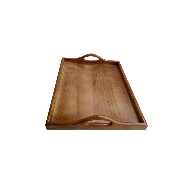 厂家木制托盘实木竹托盘 酒店餐厅长方形木质托盘橡木茶盘批发