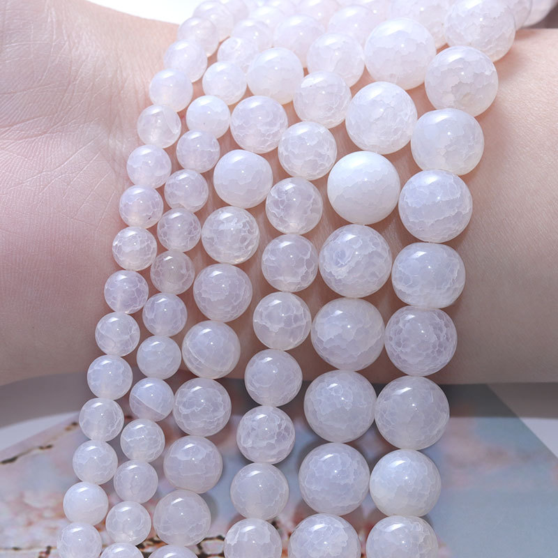 Diameter 10mm Diameter 6 Mm Diameter 8mm Hole 1~1.9mm Agate Round Beads display picture 3