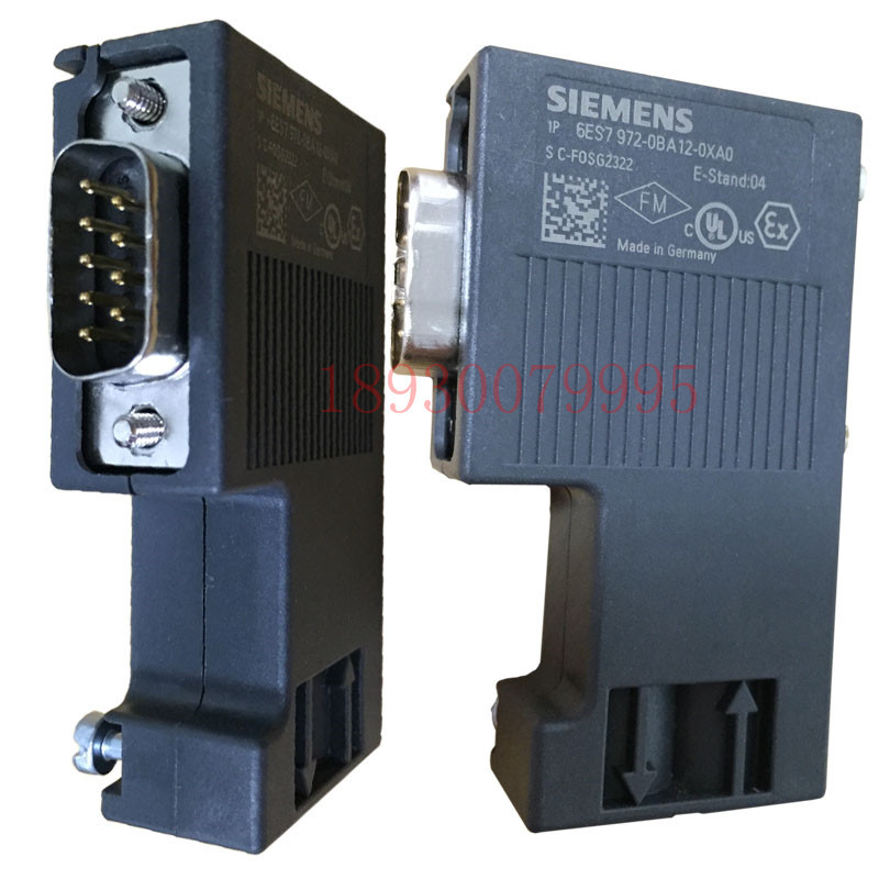 6ES7972-0BA12-0XA0西门子PLC数据总线插头6ES7 972-0BA12-0XA0