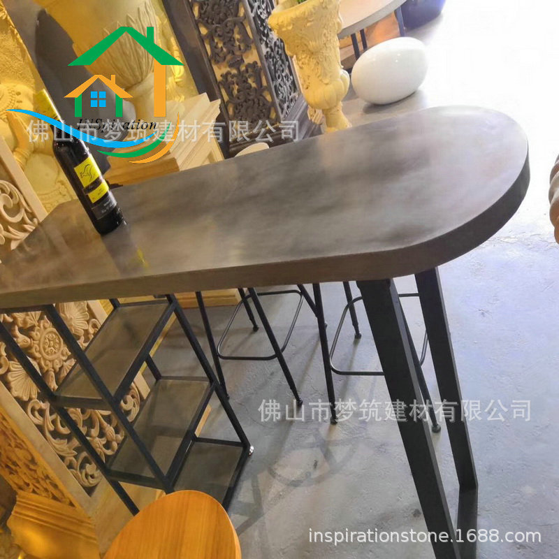 设计师个性创意简约混凝土家具 GRC艺术桌椅 预制景观仿水泥家具