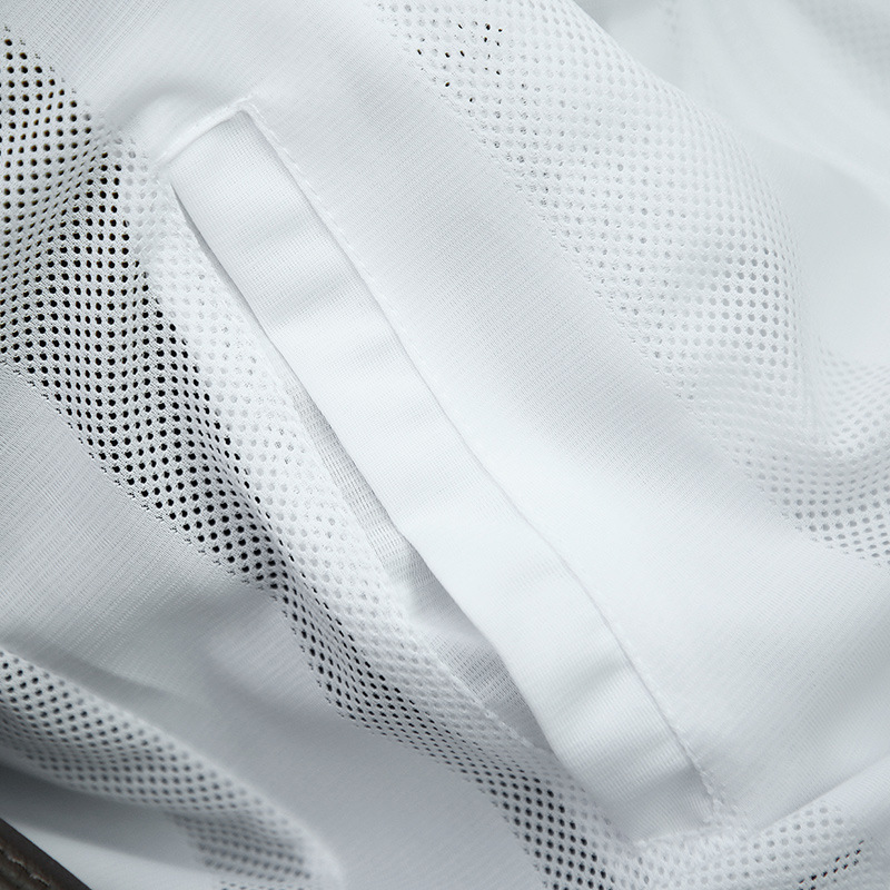 Ropa de protección solar hueca ropa de protección solar de verano delgada para hombres ropa de protección solar de protección UV ropa de abrigo transpirable de moda camisa de protección solar corta