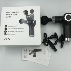 Cross-border mini foldable fascia gun with multiple speed settings, rechargeable, portable massage gun, Amazon