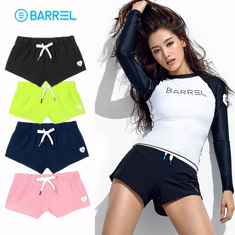 韩国BARREL潜水服女士沙滩裤速干运动浮潜游泳裤冲浪防晒休闲短裤|ms