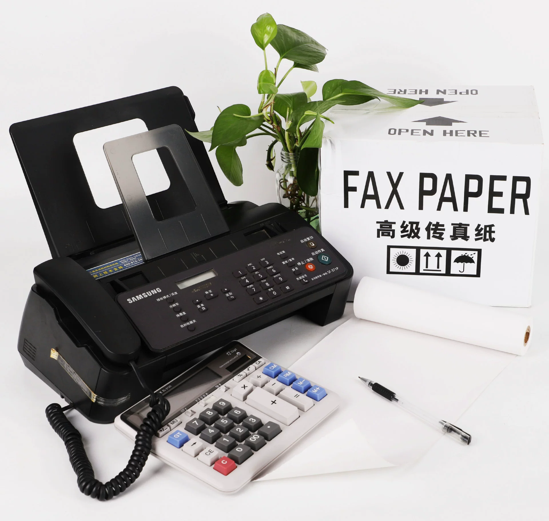 Тепловой факсовый бумага 210*50*15м curling fax paper сенсор нагретый - факс бумага производитель прямые продажи