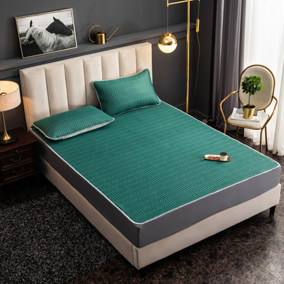 summer latex summer sleeping mat Three-piece Suite washing fold Double air conditioner Soft seats or berths summer summer sleeping mat latex