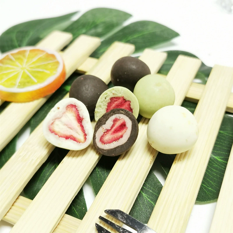 Замороженная сушёная клубника в шоколадном сендвиче 60 г молочный вкус матча какао жир
