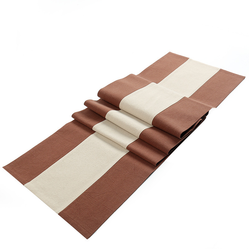 Zen estera de té pintada a mano a prueba de agua de algodón y lino corredor de mesa estera de té cortina mantel de té chino ceremonia del té juego de té accesorios toalla de té seca