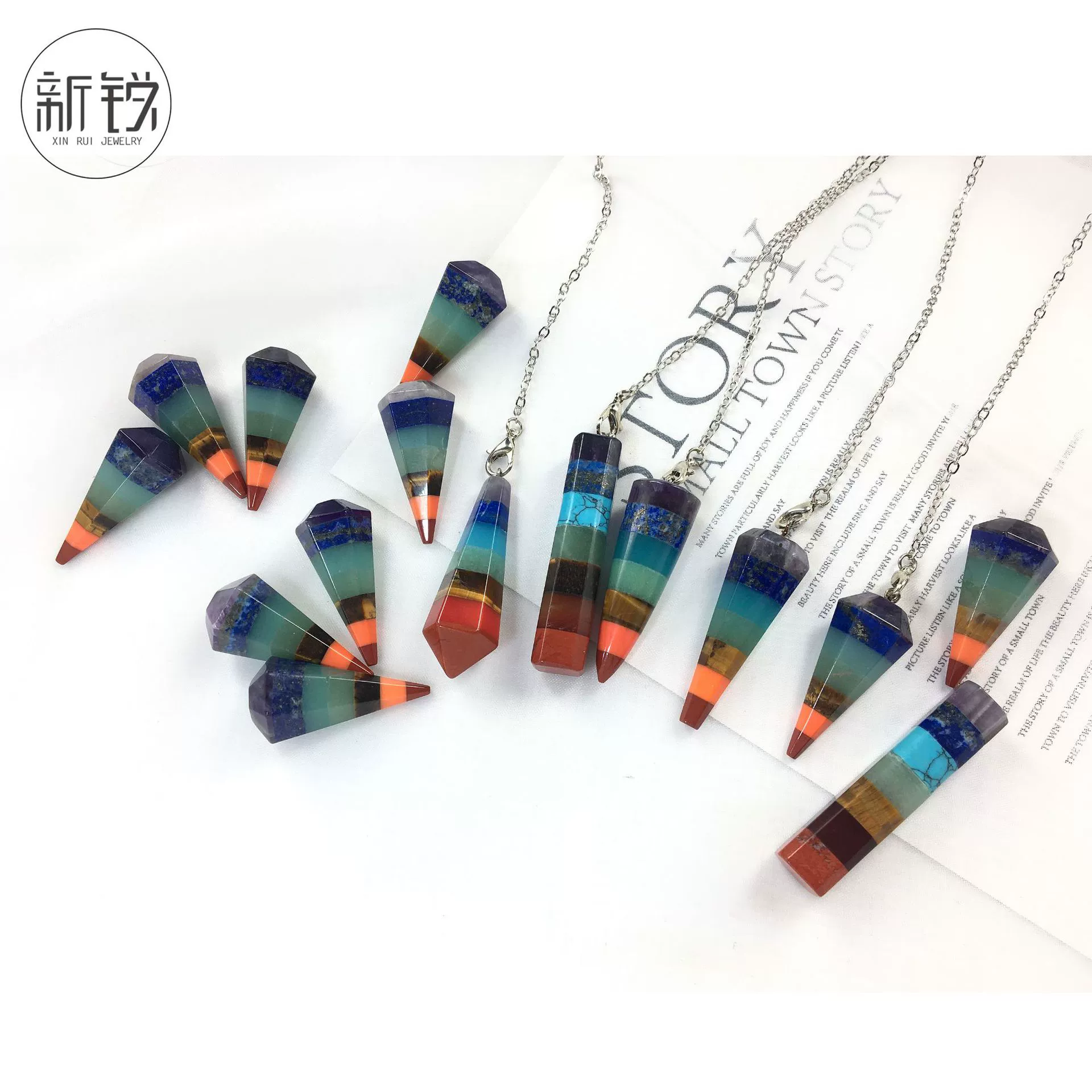 (Cross-border trading), hexagonal pendant, accessory