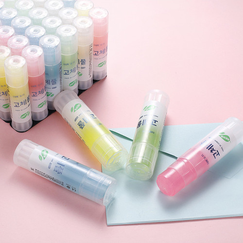 Xiaojiya office supplies color solid glue cartoon pattern handmade strong solid glue stick super sticky 7223