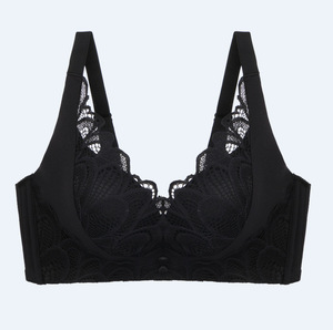 新品无钢圈小胸聚拢性感美背胸罩内衣女女士收副乳调整型文胸套装