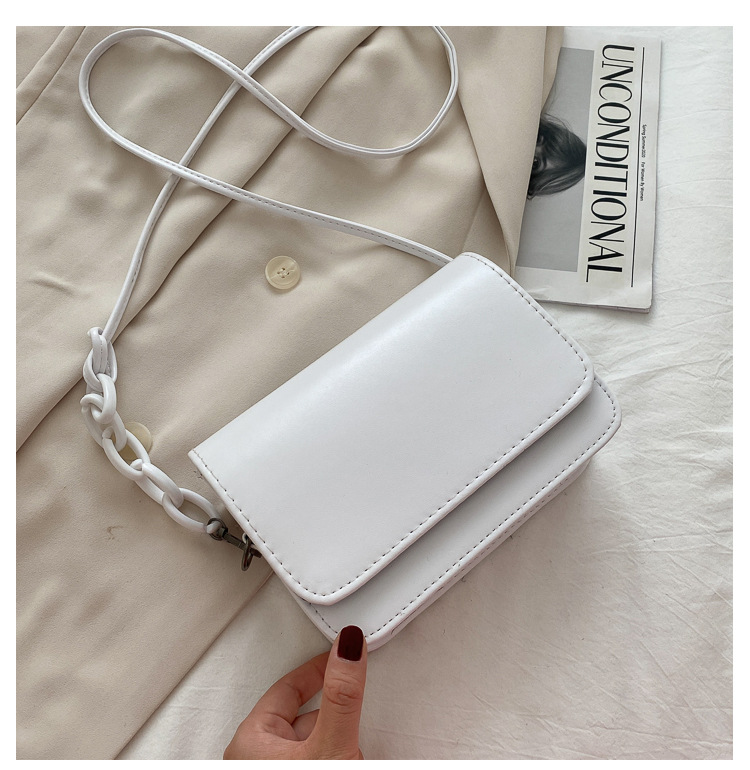 135g Weight Polyester Lining Material Magnetic Buckle Closure Type Single Shoulder Strap Strap Type Crossbody Bag Bags Type Casual, Street Occasion Pu Leather Material Solid Color Pattern All Seasons Season Women's Gender Vintage Style, Classic Style Style Medium Size Women's Medium Pu Leather Solid Color Vintage Style Classic Style Magnetic Buckle Crossbody Bag 3
