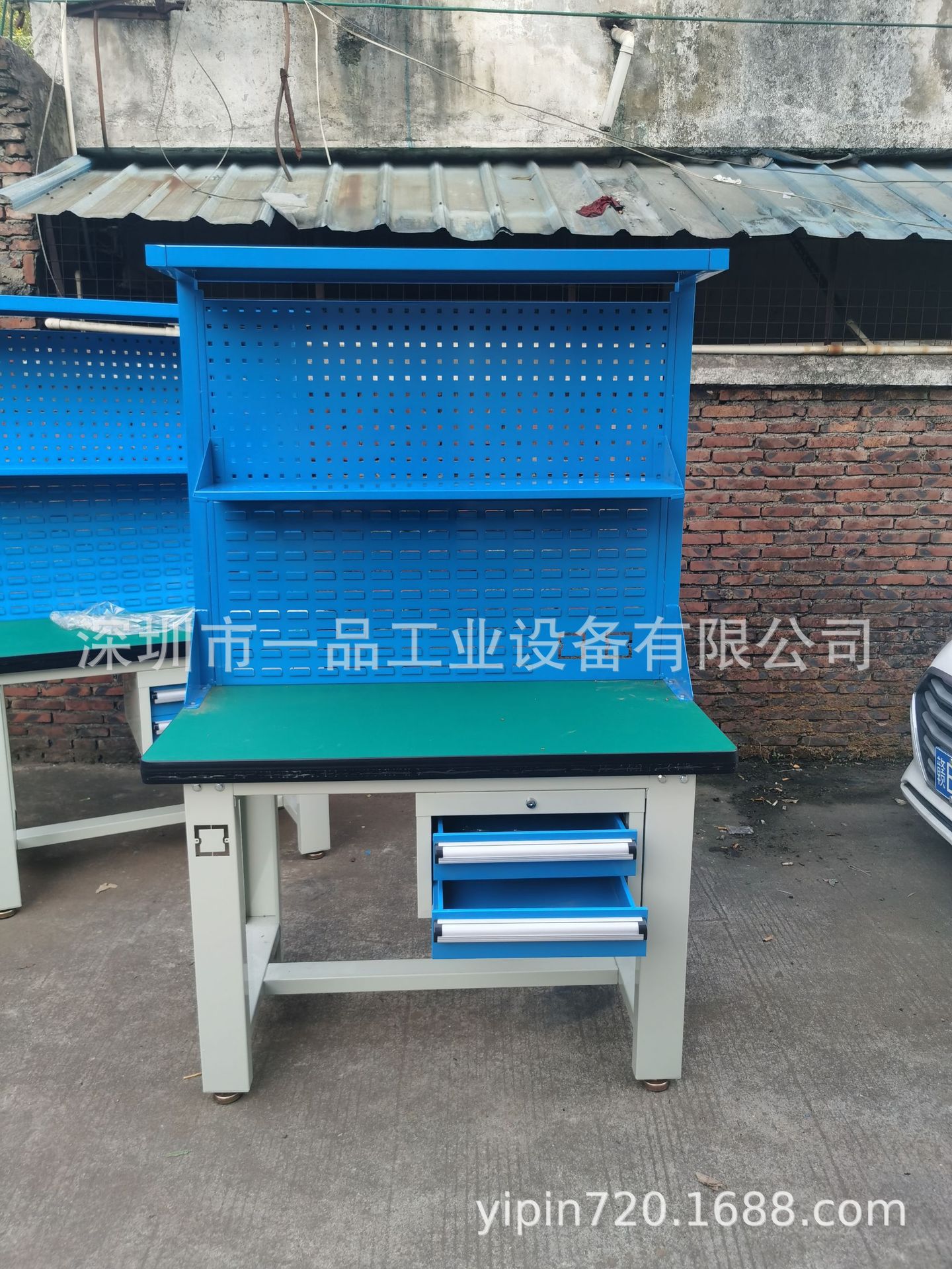 防静电工作台车间流水线带灯工作台检验桌电子维修台检验桌打包台