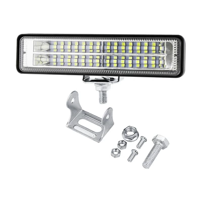 Car LED work light Inspection light line-shaped double row 28LED off-road vehicle truck motorcycle light 12V-60V (İşçi projektorları) - in-line-28-lamp-white-light