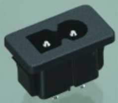 厂家直销台湾JEC JR-201SD8A 二合一环保阻燃嵌入式品字插座