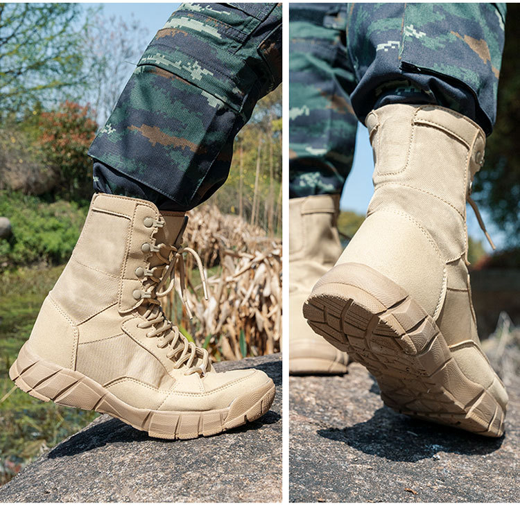 Bojové boty Venkovní boty Kotníkové boty Turistické boty Turistické boty Pánské a dámské pouštní boty_voghion.com