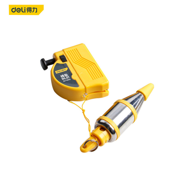 得力工具得力DL22 6米吊线锤吊线坠吊锤垂线垂直吊线磁力线