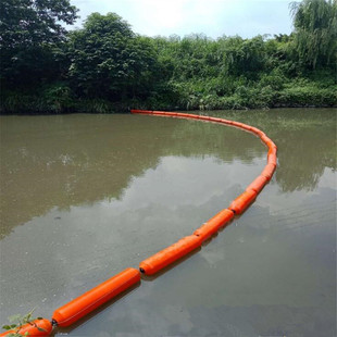 Riverside Water Surface Garbage Treatment Interception Polyethylene Rolling Plastic Buoy 300*1000Pe Material Buoy