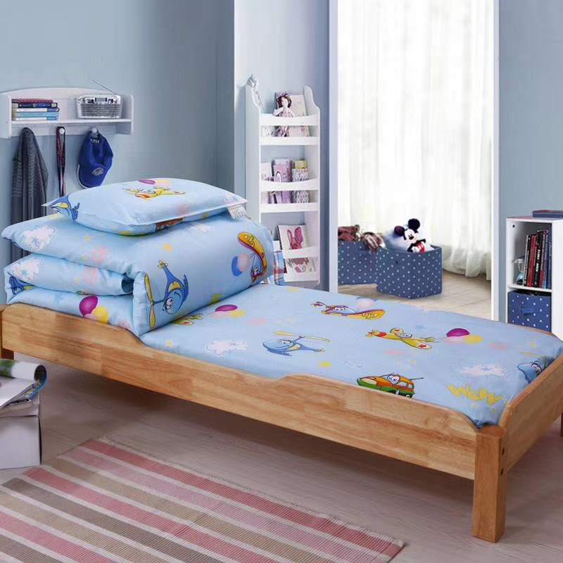 四季款纯棉大版幼儿园学生三件套 幼儿园被子婴童多件套一件代发