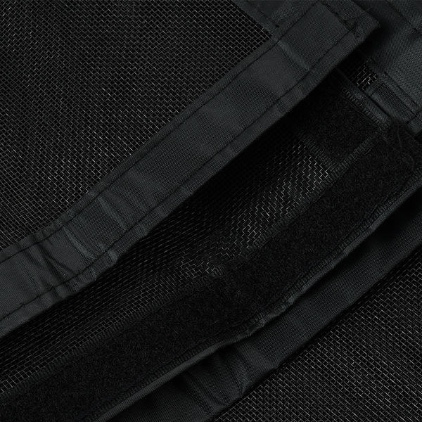 transparent black curtain PVC