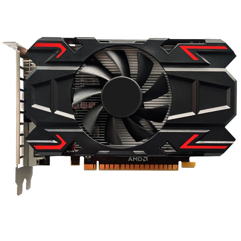 Графическая карта (AMD) HD6770, 4 ГБ GDDR5, PCIe настольная GPU, компактный дизайн с одним вентилятором