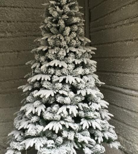 PE混合植绒挂树