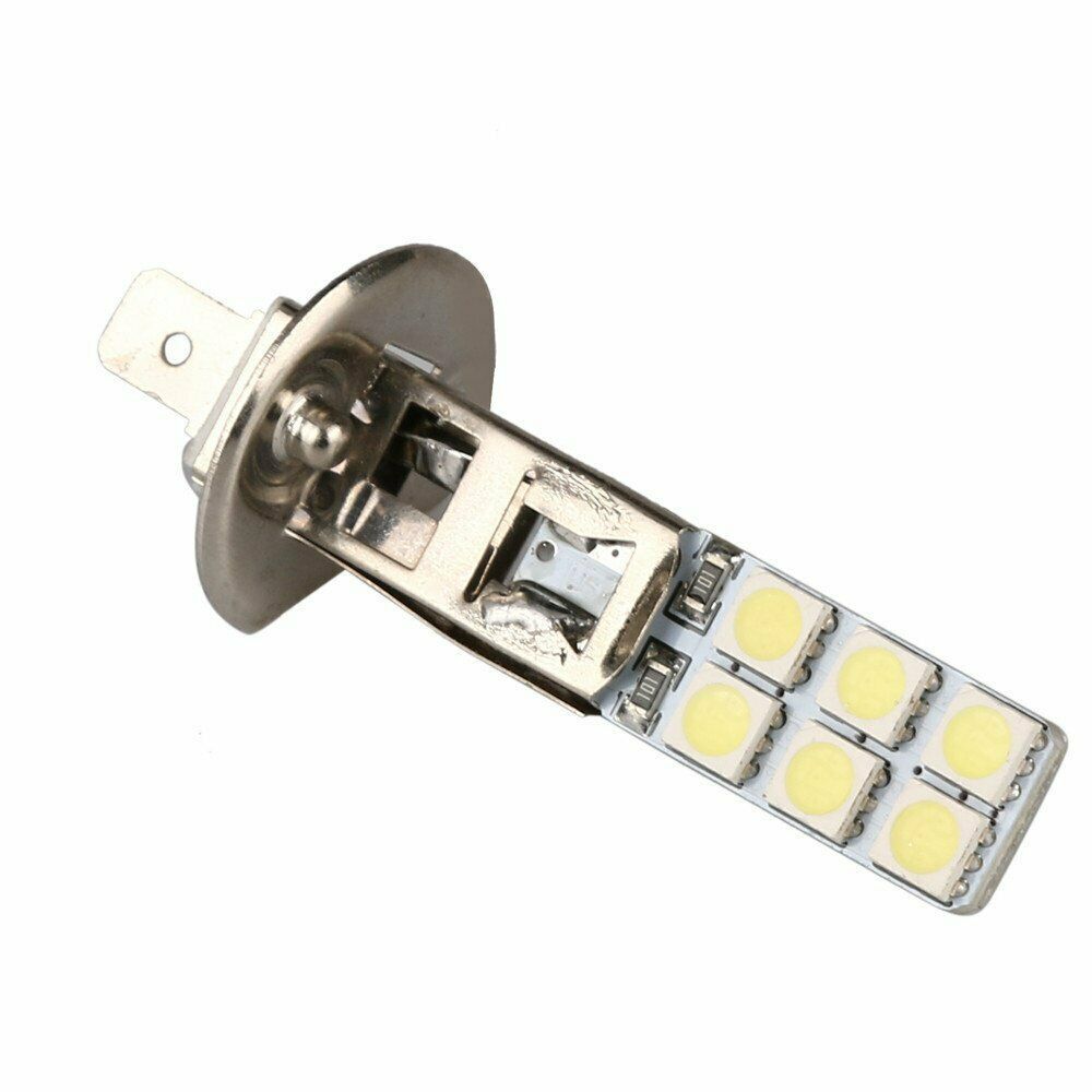 Auto LED H1 lámpara de niebla H1-12SMD-5050 chip lámpara de niebla 55W 6000K venta caliente transfronteriza
