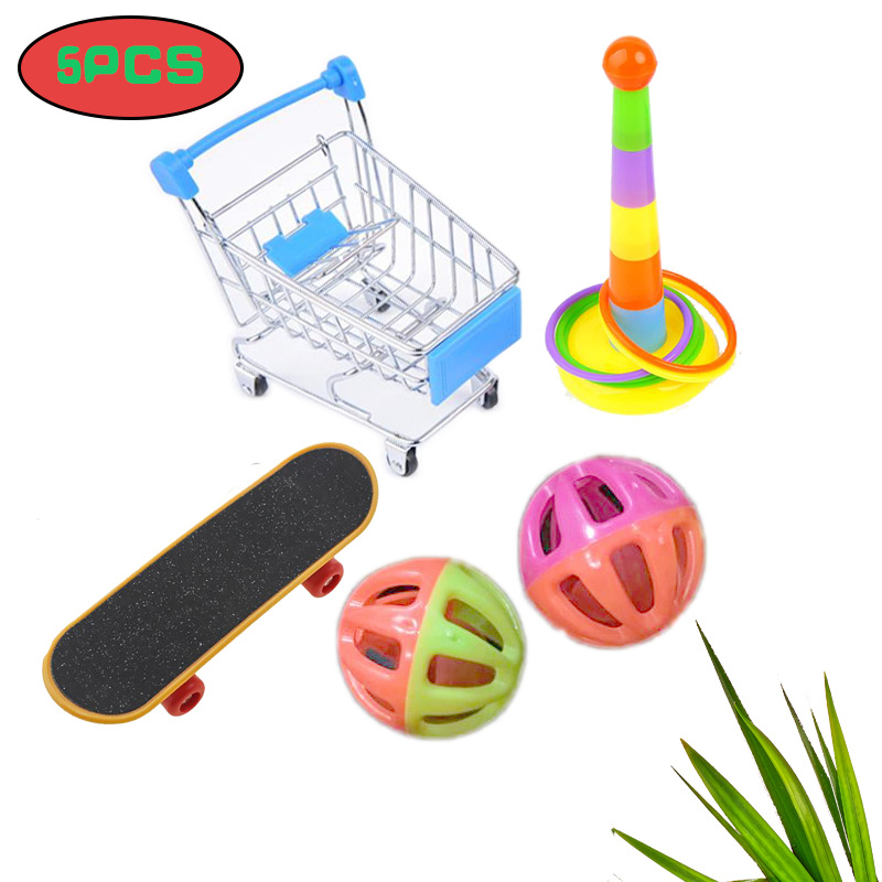 Amazon new pattern parrot Toys combination suit Ferrule Skate garden cart train interaction appliance