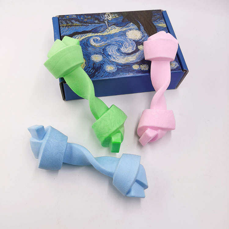 Cross-border spot wholesale pet toys TPR foam milk bone dog cat to relieve boredom funny molars cleaning toys Cross-border spot wholesale pet toys TPR foam milk bone dog cat to relieve boredom funny molars cleaning toys