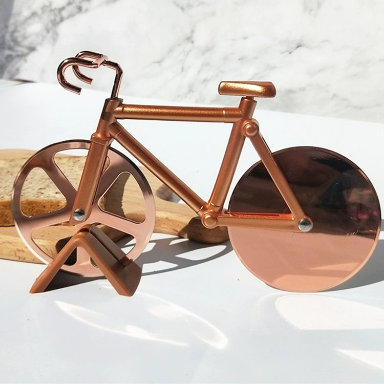 Bicycle pizza cutter Amazon cross-border creative pizza cutter pizza cutter kitchen baking tool gift