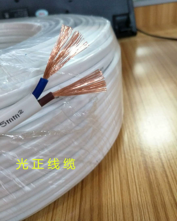 Кабель Pearl River национальный стандарт RVVB2 0.75/1/1.5/2.5/4/6 квадрат чистая медь гибкий плоский параллельный кабель