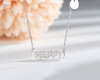 Necklace, universal chain for key bag , silver 925 sample