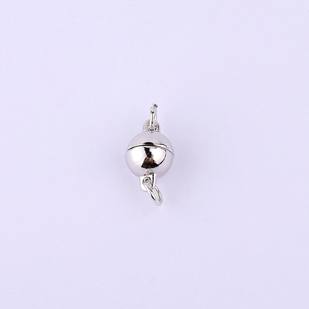 Oro imán cilíndrico hebilla redonda esférica magnética hebilla pulsera cabeza langosta hebilla DIY joyería hebilla magnética joyería del oído image 7