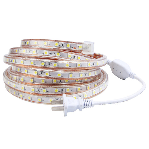 Indoor Outdoor Living Room Bar Colorful LED Strip 5050 High Voltage LED Strip 220V Waterproof 60 LED Flexible Light Strip