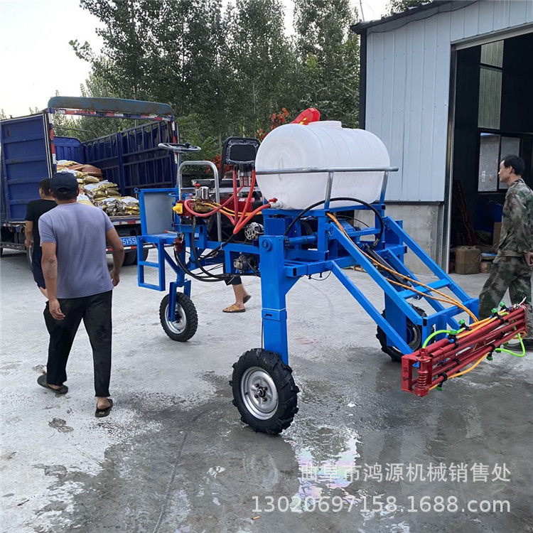 液压升降三轮打药机 自走式四轮打药机 四轮高架农作物打药喷雾器