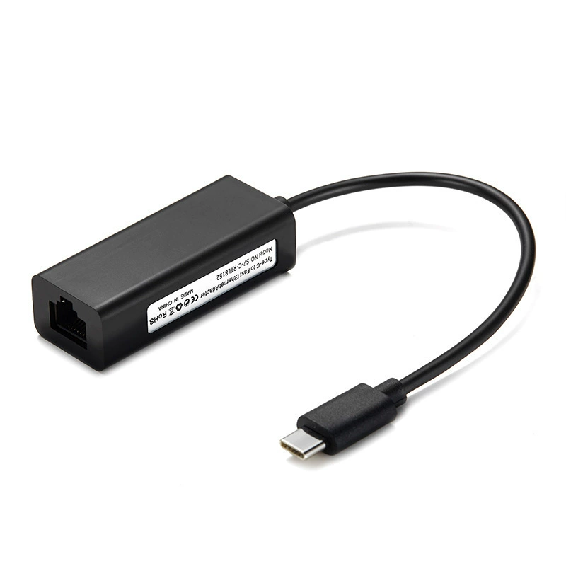 Беспроводной Type-C 100М проводная сетевая карта TYPE-C на RJ45 сетевой кабель внешний сетевой порт 8152 преобразователь