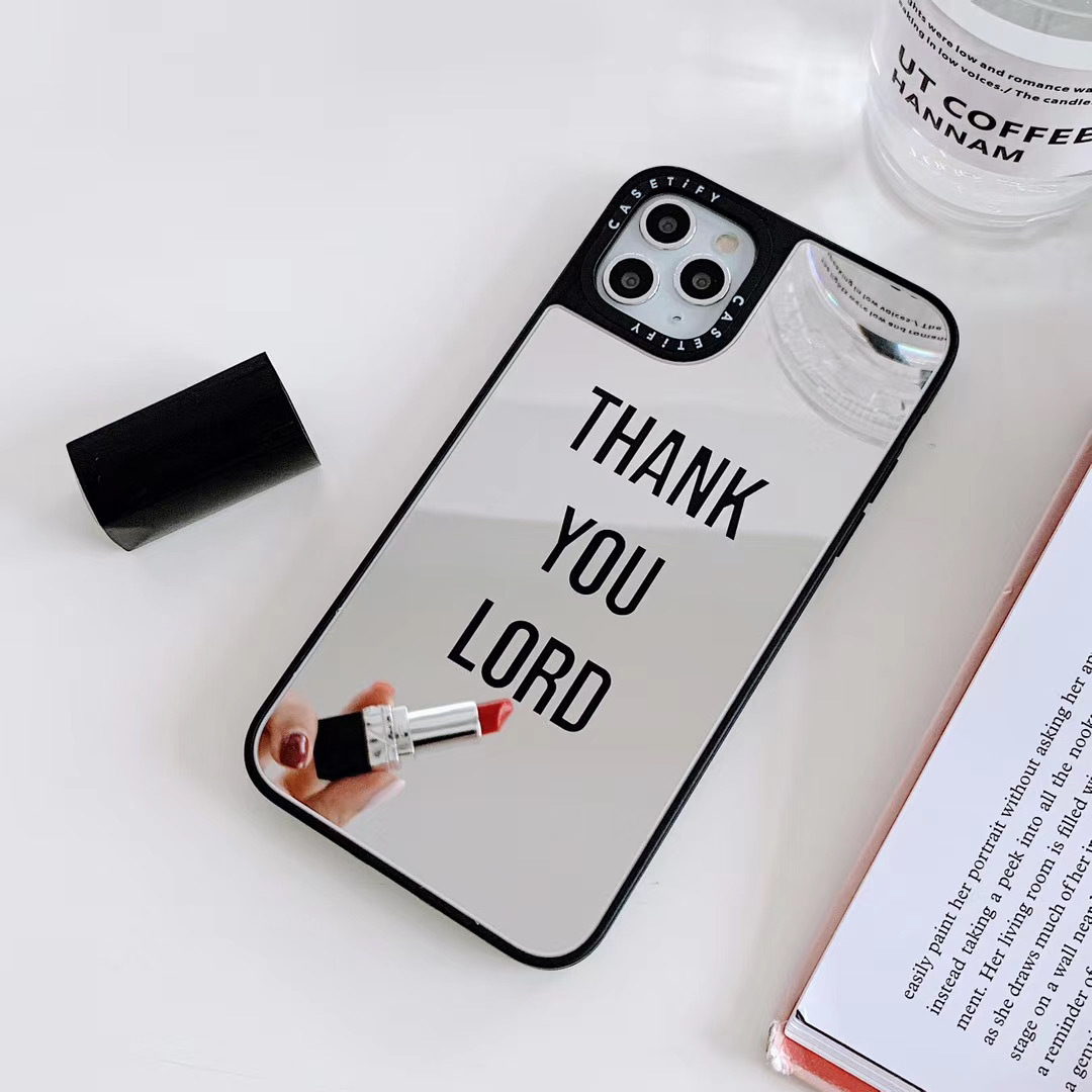 Applicable Apple 12pro Mirror Mobile Shell 11Pro fashion XsMax customized iPhoneX Female models 7/8pluss