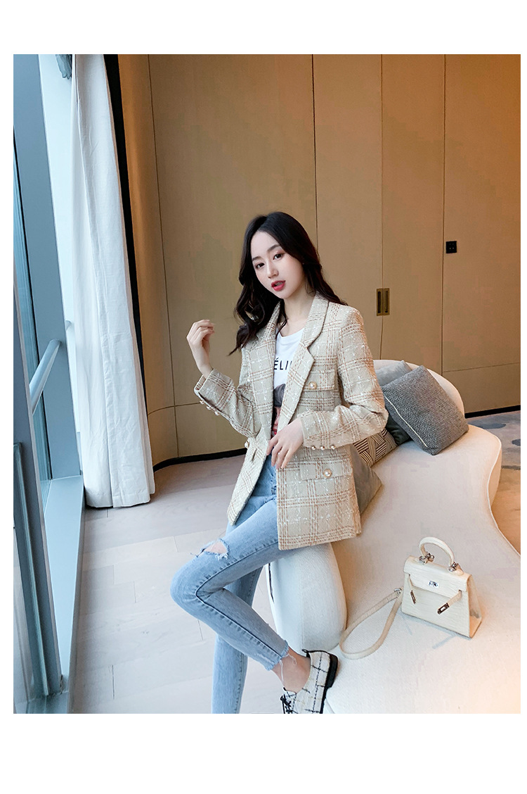 E3693 1590K ÁO VEST NỮ TEMTDEI VEST KẺ CARO MÙA XUÂN THU ĐÔNG PHONG CÁCH HÀN QUỐC HỌA TIẾT HOA THỜI TRANG NỮ G04 SẢN PHẨM MỚI