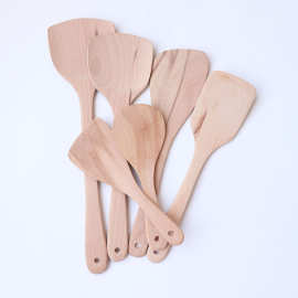 锅铲厨具不粘锅锅套装二级木质长柄家用无漆锅铲子批发木铲控油