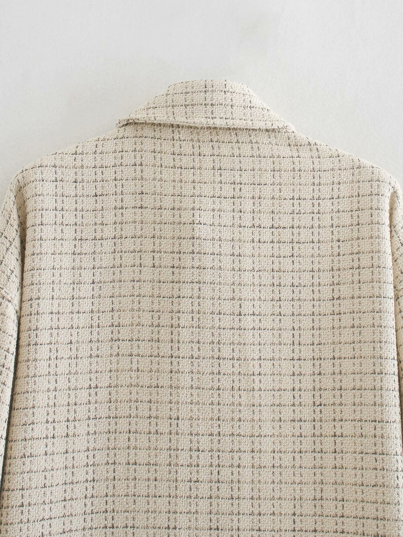 wholesale chaqueta de camisa de mujer de estilo de fragancia pequeña de dos colores de otoño NSAM4212