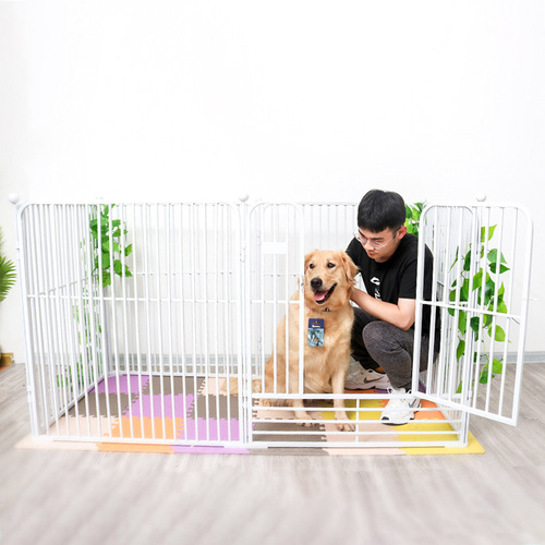 Manufacturer all-around pet fence kennel pet barrier small medium large pet fence square tube dog fence