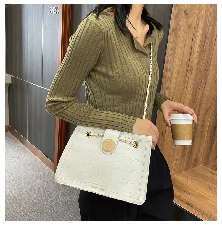 New  Trend Korean Fashion Chain Shoulder Wild Messenger Women's Small Square Bag display picture 17