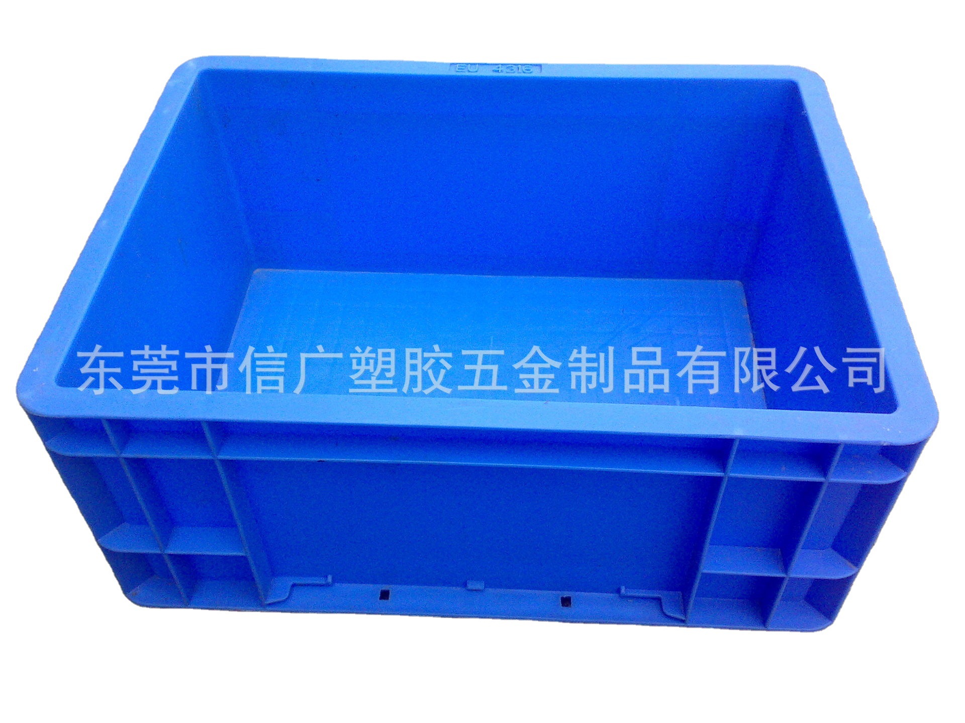 东莞【信广塑胶】供应 加强型S504塑胶折叠物流箱 欧标汽配周转箱