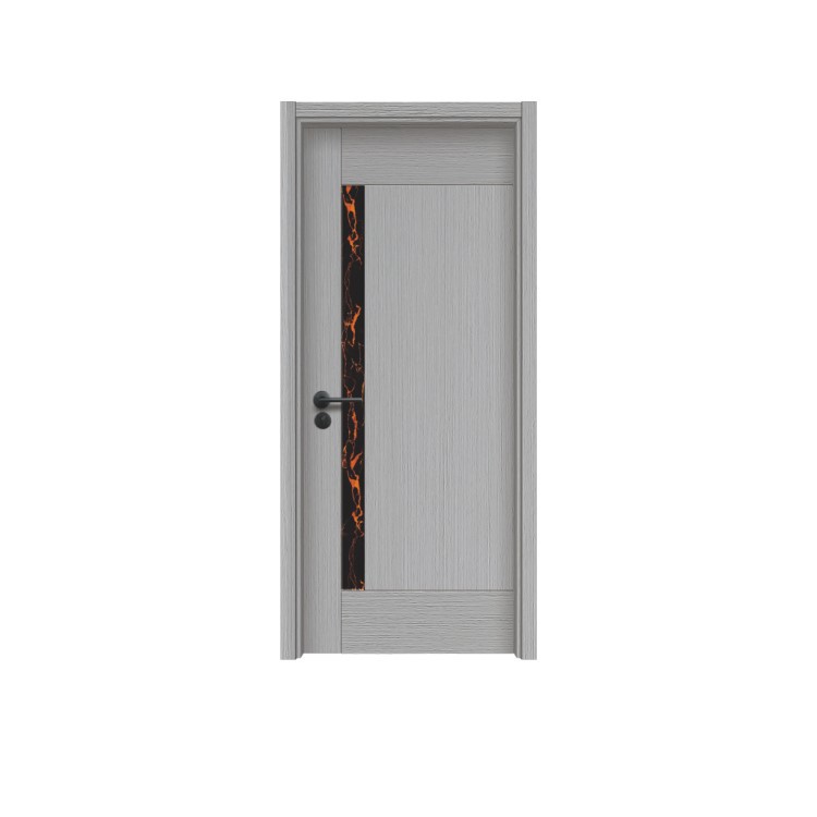 Puerta de madera de aluminio fábrica puerta sin marco puerta del dormitorio una puerta a la puerta superior traje puerta invisible puerta plana puerta de cristal de carbono ecológico